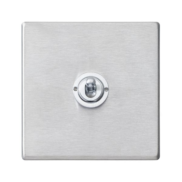 Hartland G2 Satin Steel 1 gang 20AX 2 Way Toggle Satin Chrome