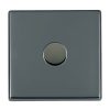 Hartland G2 Black Nickel 1g Wi-Fi Rotary Master LED Dimmer Black Nickel - Rated at 250W/VA in Trailing Edge (100W/VA Leading Edge)