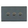 Hartland G2 Black Nickel 3g Wi-Fi Rotary Master LED Dimmer Black Nickel - Rated at 250W/VA in Trailing Edge (100W/VA Leading Edge)