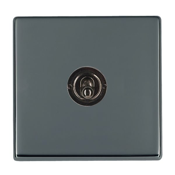 Hartland G2 Black Nickel 1 gang 20AX Intermediate Toggle Black Nickel