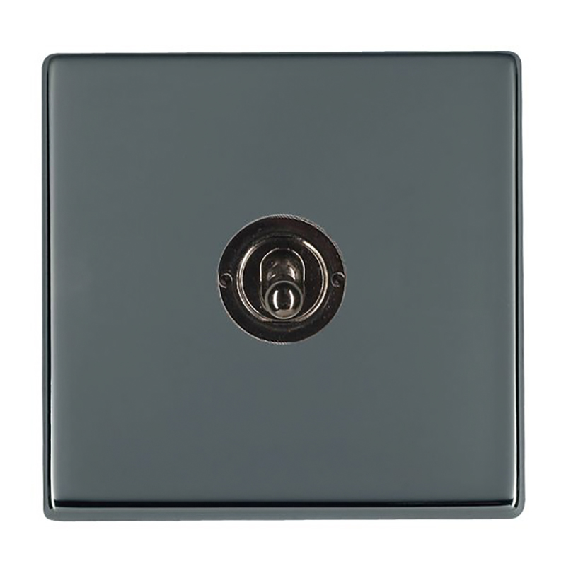 Hartland G2 Black Nickel 1 gang 20AX Intermediate Toggle Black Nickel