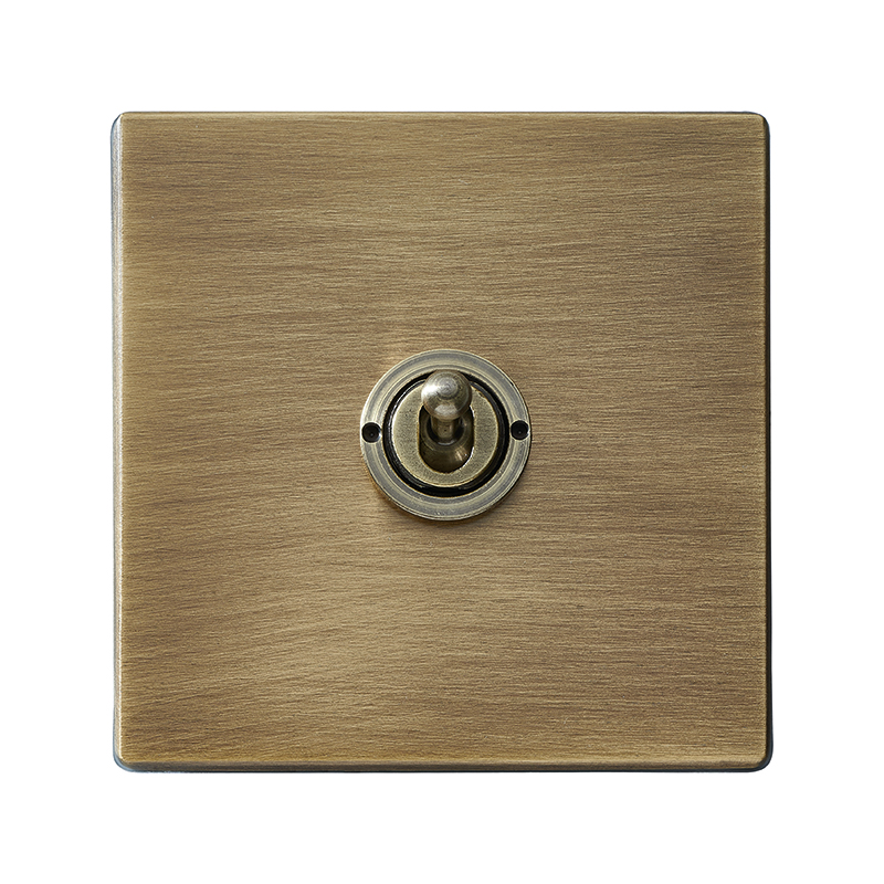 Hartland G2 Antique Brass 1 gang 20AX Intermediate Toggle Antique Brass