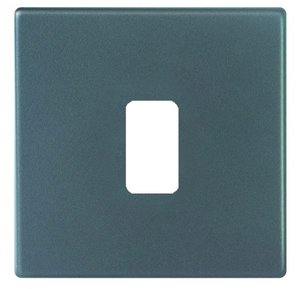 Hartland G2 GRID-IT Anthra Gray 1 Gang Grid Fix Aperture Plate with Grid
