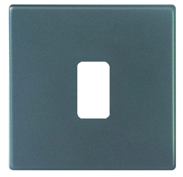Hartland G2 GRID-IT Anthra Gray 1 Gang Grid Fix Aperture Plate with Grid