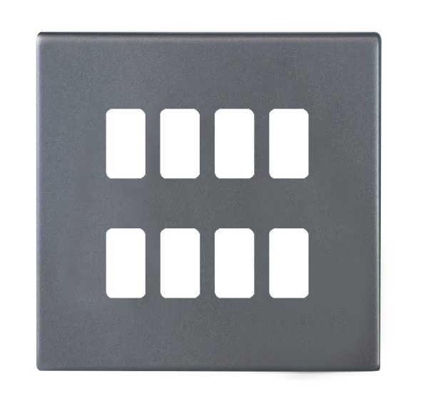 Hartland G2 GRID-IT Anthra Gray 150x150 Plate+Grid+Gasket complete with 8 GRID-IT Apertures