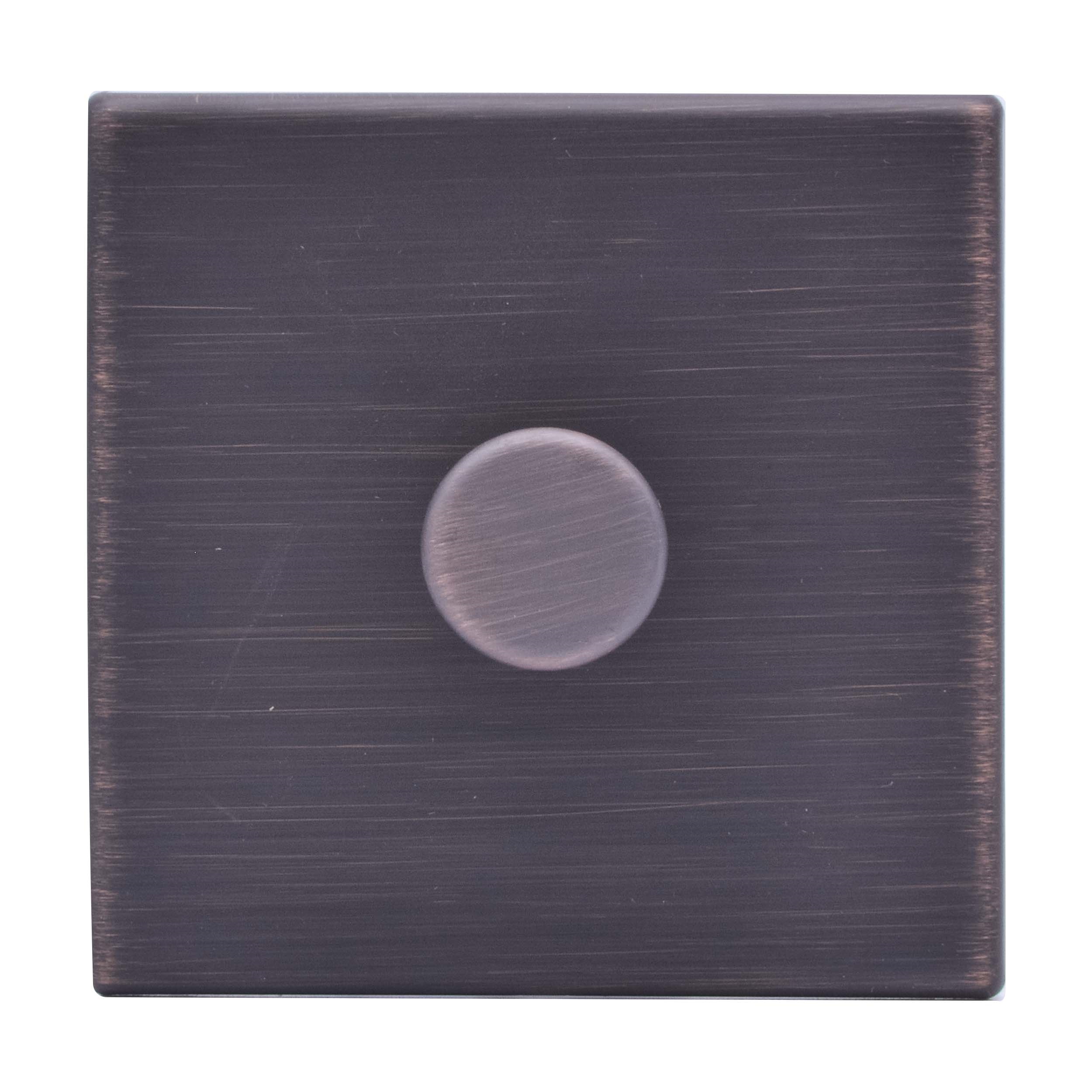 Hartland G2 Etrium Bronze 1 gang 250W LED 2 Way Push On/Off Rotary Dimmer Etrium Bronze Minimum Load = 5W(LED) Maximum Load = 250W(LED) Trailing Edge / 150W(LED) Leading Edge