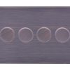 Hartland G2 Etrium Bronze 4g Wi-Fi Rotary Master LED Dimmer Etrium Bronze - Rated at 250W/VA in Trailing Edge (100W/VA Leading Edge) requires a 47mm back box