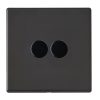 Hartland G2 Matt Black 2g Wi-Fi Rotary Master LED Dimmer Matt Black - Rated at 250W/VA in Trailing Edge (100W/VA Leading Edge)