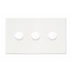 Hartland G2 Matt White 3g Wi-Fi Rotary Master LED Dimmer Matt White - Rated at 250W/VA in Trailing Edge (100W/VA Leading Edge)