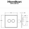 Hartland G2 Matt Black 2g Wi-Fi Rotary Master LED Dimmer Matt Black - Rated at 250W/VA in Trailing Edge (100W/VA Leading Edge) - Image 2