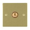 Sheer Satin Brass 1 gang 20AX Intermediate Toggle Satin Brass