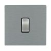Sheer CFX Satin Steel 1 gang 20AX Intermediate Rocker Satin Steel/Black