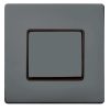 Sheer CFX Black Nickel Wide Rocker 1 gang 10AX Push To Make/Push to Break Retractive Black Nickel/Black