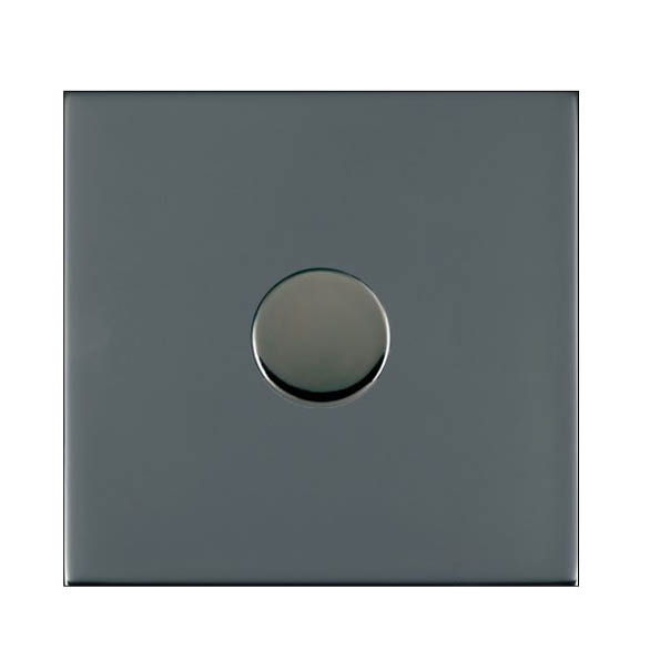 Sheer G2 Black Nickel 1 gang 100W LED 2 Way Push On/Off Rotary Dimmer Black Nickel