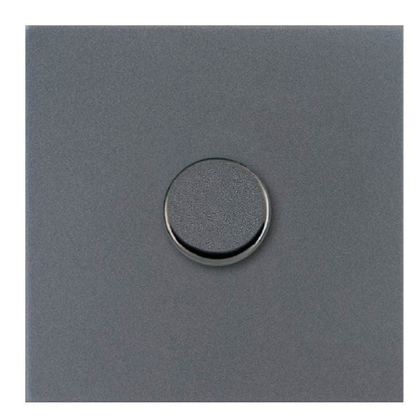 Sheer G2 Anthra Gray 1 gang 100W LED 2 Way Push On/Off Rotary Dimmer Anthra Gray