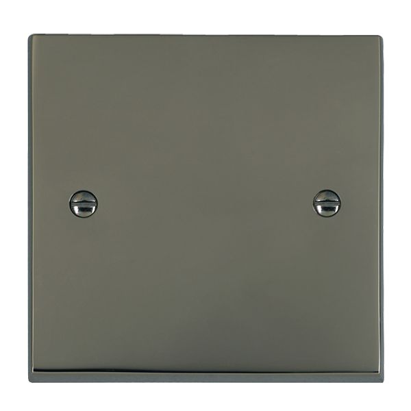 Cheriton Victorian Black Nickel Single Blank Plate