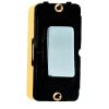 Grid-IT 20AX Non-Retractive 2 Way and Off Rocker Module Satin Chrome/Black