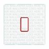 Perception CFX Clear 1 gang 13A Fuse with Neon Halo White/Red