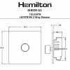 Sheer G2 Matt Black 1 gang 100W LED 2 Way Push On/Off Rotary Dimmer Matt Black - Image 2