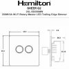 Sheer G2 Etrium Bronze 2g Wi-Fi Rotary Master LED Dimmer Etrium Bronze - Rated at 250W/VA in Trailing Edge (100W/VA Leading Edge) - Image 2