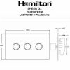 Sheer G2 Bright Chrome 3 gang 250W LED 2 Way Push On/Off Rotary Dimmer Bright Chrome Minimum Load = 5W(LED) Maximum Load = 250W(LED) Trailing Edge / 150W(LED) Leading Edge per gang - Image 2