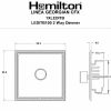 Linea-Georgian CFX Polished Brass Frame/Satin Brass Front 1 gang 100W LED 2 Way Push On/Off Rotary Dimmer Polished Brass - Image 2