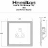 Linea-Georgian CFX Etrium Bronze Frame/Etrium Bronze Front 1 gang 5A Unswitched Socket Black