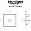 Linea-Perlina CFX Polished Brass Frame/Polished Brass Front 1 gang 100W LED 2 Way Push On/Off Rotary Dimmer Polished Brass - Image 2