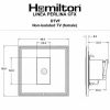 Linea-Perlina CFX Etrium Bronze Frame/Etrium Bronze Front 1 gang Non-Isolated TV (Female) (DAB Compatible) Black