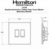 Perception CFX Clear 2x250W/210VA Resistive/Inductive Trailing Edge Touch Master Multi-Way Dimmers Black Nickel/Black - Image 2